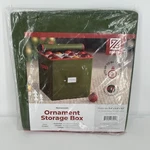 Zober Christmas Storage Box Stores 64 3" Green New. Fixed Price $19.99.