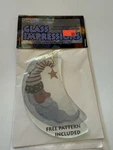 Darice Glass Impressions 3 Mm Clear Moon Ornament Vtg Nos. Fixed Price $14.99.