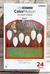 Gemmy Led Lightshow Color Motion C9 String White 24 Ct 5286320. Fixed Price $24.95.