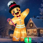 Ourwarm 12FT Christmas Inflatables Outdoor Decorations, Giant Colorful. Fixed Price $92.41.