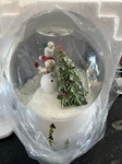 Winter Wonderland Musical Snowman Globe Glitter Dome Roman Inc. Fixed Price $41.99.