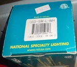 Walkway Wall Aluminum Lighting National Specialty Nsb Led-sw-l-wh Bulbs. Fixed Price $31.16.