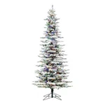 Vickerman 108" Utica Fir Slim Multi-color Led Artificial Christmas Tree In White. Fixed Price $485.67.