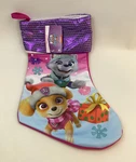 Paw Patrol Girl Christmas Stocking With Purple Shiny Cuff Ruz Nwt. Fixed Price $19.96.