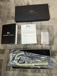 Michael Aram Twist Candy Cane Ornament Goldtone Metal Holiday Tree Box Gift. Fixed Price $67.99.