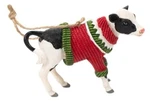 Kurt Adler Resin Farm Animal Sweater Christmas Ornament--cow. Fixed Price $16.99.