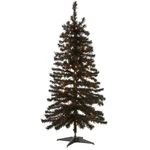 National Company Pre-lit Artificial Christmas Tree, Black Tinsel, White .... Fixed Price $62.00.