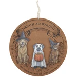 Pbk Halloween Decor - Costume God Cat Wreath Insert Sign. Fixed Price $13.95.