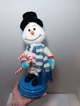 Gemmy Twerking Booty Shake Christmas Candy Cane Top Hat Dancing Animated Snowman. Fixed Price $30.00.