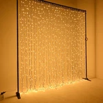 Apluschoice Commercial Led Event Curtain Lights 1920 120V Steel Cable IP44. Fixed Price $195.90.