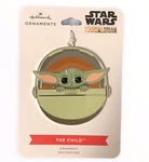 2021 Hallmark Flat Metal Ornament - Disney Child "the Mandalorian" Baby Yoda. Fixed Price $8.99.