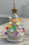 Retro Lit Christmas Tree Ornament Target Wondershop Ceramic Light Up White Bulbs. Fixed Price $16.19.