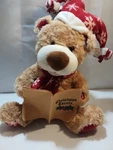 Animated Bear Plush Merry Brite Sings Just Can't Wait Till Christmas Battery. Fixed Price $26.99.