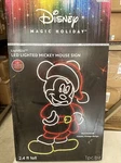 Rare Gemmy Disney Christmas 29 Led Mickey Mouse Neon Sign Lightglo New. Fixed Price $336.59.