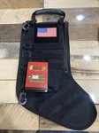 Osage River Tactical Christmas Stocking Handle, Usa Patch, Molle Webbing, Black. Fixed Price $10.00.