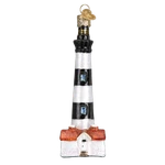 Old World Christmas Bodie Island Lighthouse (20102) Glass Ornament W/ Owc Box. Fixed Price $19.99.