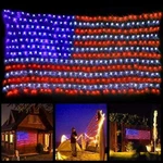 Led Flag Net Lights Of Usa For Festival Holiday Decoration Garden Indoor Outdoor. Fixed Price $44.36.