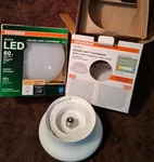 2 Sylvania Ultra Led Ceiling Light 60W Equivalent Efficient 9W 700 Lumens. Fixed Price $20.00.