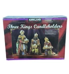 Kirkland Signature Costco 3 Kings Candleholders Votive Christmas Nativity New. Fixed Price $114.74.