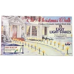 Vtg Steven The Christmas Walk Easy Light Stakes 15 Ct Usa Made 1989 Retro Spikes. Fixed Price $18.87.