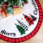 Merry Christmas Decorations Buffalo Plaid 48" Skirt Holiday Xmas Gift. Fixed Price $24.90.