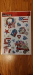Lang Old Glory Window Cling By Susan Winget Celebrate The Fourth Of July New. Fixed Price $5.99.