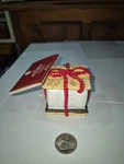 Red Shed S'mores Ornament Christmas 2.5 In Gift Wrapped Novelty Food Decor LR31. Fixed Price $9.09.