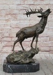 Garden Ornaments Extra Large Deer Stag Bronze Sculptures Hunter Hot Cast Home. Fixed Price $249.50.