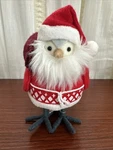 2022 Target Wondershop Fabric Bird Koselig Christmas Featherly Friend Red Santa. Fixed Price $9.00.
