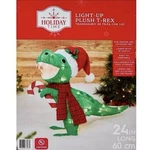 Holiday Time 24 Inch Light-up Plush Dinosaur W/ 35 Clear Incandescent Lights New. Fixed Price $48.59.