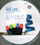 Ge 6029688 600CT Multi Color Microbright Led 124' Green String - New!. Fixed Price $49.95.
