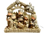 Nativity, Home Jeweled Noel Christmas Decor, New Old Stock Still Tagged. Fixed Price $11.75.