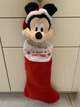 Gemmy Mickey Mouse Disney Singing Motion Animated Christmas Stocking Ears Move. Fixed Price $29.99.