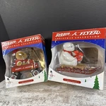 Vintage 1997 1998 Radio Flyer Christmas Table Top Ornament Wagon Sled. Fixed Price $9.77.