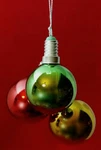 Vintage Round Christmas Bulb Ornament Red Green Gold Decor 8" Midwest. Fixed Price $16.99.