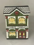 Yankee Candle Store Front Ceramic Jar Holder Keeper 7" Holiday Christmas Large. Fixed Price $22.95.
