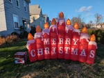 Gemmy Christmas Airblown Inflatable Candles Holiday Living Up 2018 Lowes. Fixed Price $160.00.