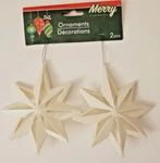 Christmas Snowflake Glitter Ornaments 2CT. Fixed Price $5.99.