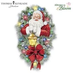 Thomas Kinkade Most Enchanted Christmas Wreath Lights Up 24". Fixed Price $146.94.