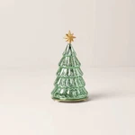 Lenox Christmas Radiant - Glass Pine Tree Figurine Lights Up N/o. Fixed Price $19.97.