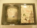Michel Design Works Season's Greetings Soy Wax Candle & Moisturizing Soap. Fixed Price $5.99.