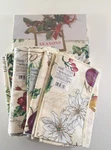 New Bardwil Christmas Tablecloth & 8 Napkin Set Ivory Winter Prelude 52 X 70. Fixed Price $29.87.
