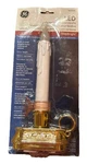 Ge Led Flickering Window Flameless Candle Battery Powered Timer 9.5 Gold Base. Fixed Price $15.00.