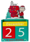 Peanuts Wooden Block Advent Calendar Snoopy. Fixed Price $32.99.
