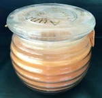 Aunt Bee's Hand Poured Candle - Glass Beehive Jar Honey Cream Scent. Fixed Price $12.99.