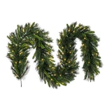 Vickerman 9'X14" Bangor Pine Dura-lit Led Artificial Christmas Garland Green. Fixed Price $126.04.
