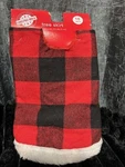 Home Decor Mini Christmas Tree Skirt, 18" Round Red Black Plaid Stand Cover. Fixed Price $9.00.