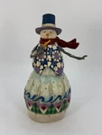 Jim Shore Heartwood Creek 2003 Snowman Figurine Winters Spirit B112246. Fixed Price $30.00.