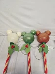 Gemmy Christmas Disney Magic Holiday 3 Mickey Mouse Colormotion Pathway Lights. Fixed Price $35.00.