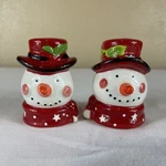 American Atelier Snowman Salt And Pepper Shaker Set Christmas Winter Xmas. Fixed Price $19.97.